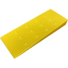 Beaver State Plastics Hardbody Spiked Plastic Felling Wedge 8" - Yellow