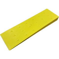 Beaver State Plastics Hardbody Spiked Plastic Felling Wedge 10" - Yellow